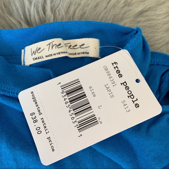 SOLD | Free People Lapis Solid Side Knot Tie Tank - Picture 4 of 4